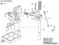 Bosch 0 601 999 012 ---- Drill Stand Spare Parts